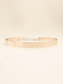 圓球吊墜皮帶 - 金色 - 查看 6