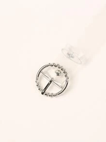 Cinturón transparente con hebilla redonda - transparente - Ver 4