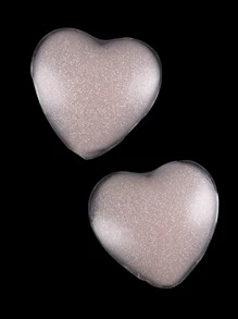 Plus 1 Pair Heart-shaped Nipple Cover - Baby Pink - View 2