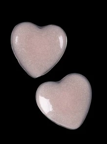 Plus 1 Pair Heart-shaped Nipple Cover - Baby Pink - View 4