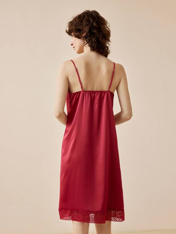 Luvlette Satin Nightgown SHEIN USA