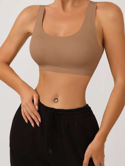 حمالة صدر موحدة اللون غير مرئي