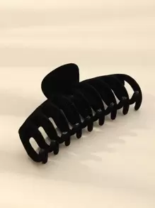 Plain Hair Claw Casual - Black - View 1