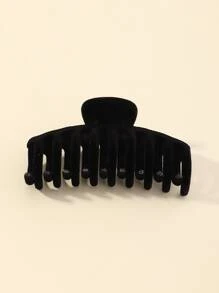 Plain Hair Claw Casual - Black - View 3