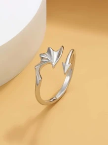 Anillo flecha con diseño - Plateado - Ver 1