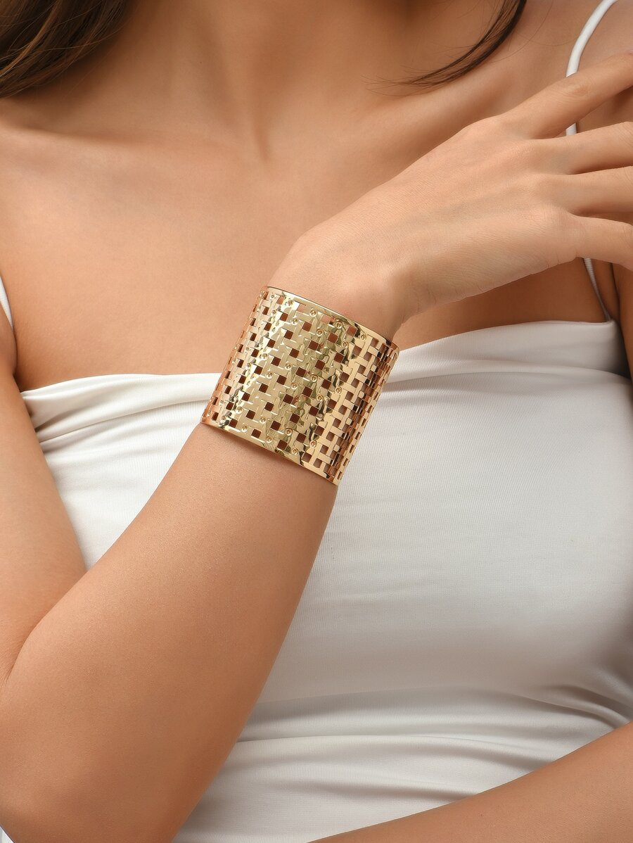 カフバングル - Yellow Gold - チェックする 1