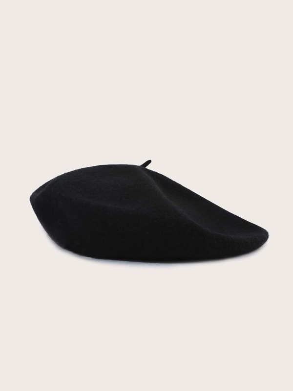 Girls Solid Beret