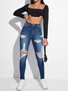Ripped Skinny Jeans