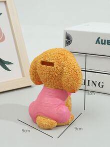 Dog Shaped Money Box - Yellow - View 3