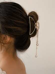Faux Pearl Pendant Hair Claw