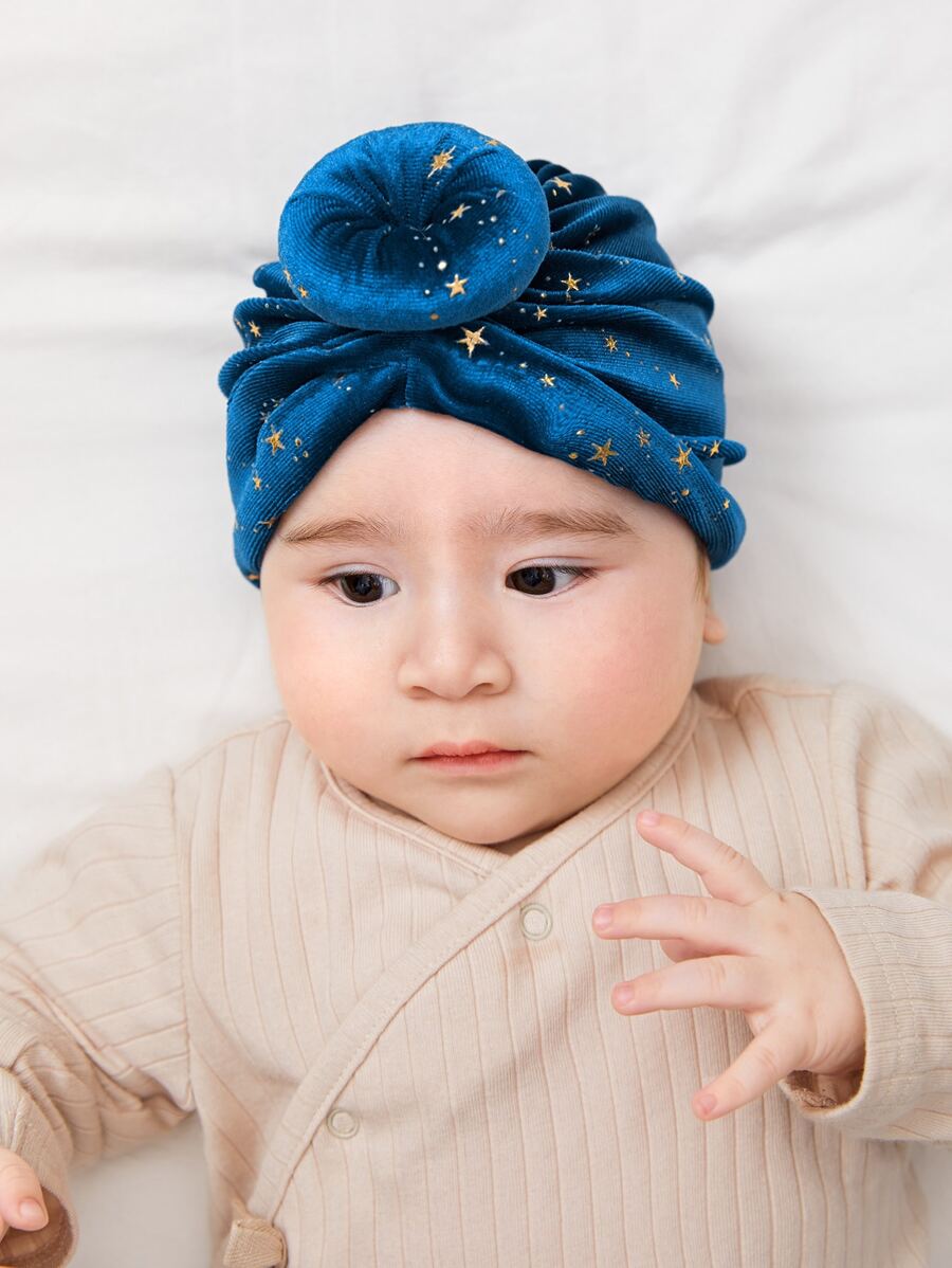 Bọc đầu in hình sao Baby - Nhiều màu - Xem 1