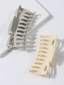 2入組素色髮爪 - 彩色 - 查看 5