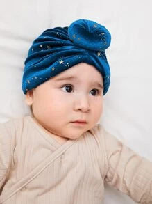 Bọc đầu in hình sao Baby - Nhiều màu - Xem 3