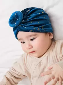 Bọc đầu in hình sao Baby - Nhiều màu - Xem 4