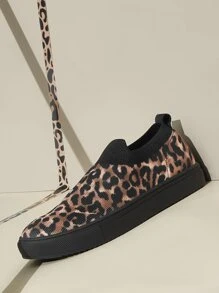 豹紋網眼面運動鞋，跑步鞋，休閒鞋 - 彩色 - 查看 10