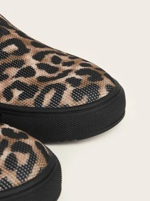 豹紋網眼面運動鞋，跑步鞋，休閒鞋 - 彩色 - 查看 4