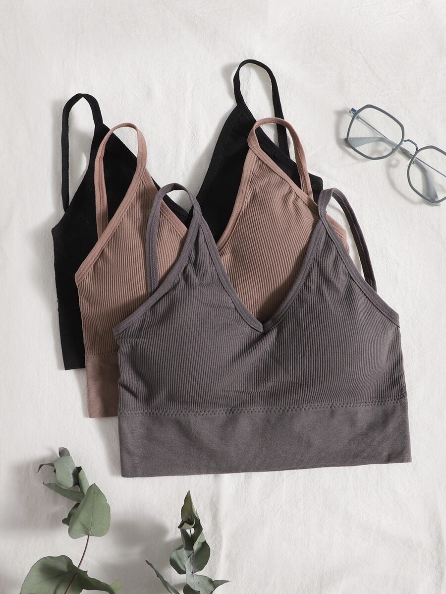 3 piezas Sujetador sin aro - Multicolor - Ver 1