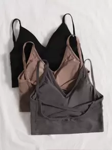 3 piezas Sujetador sin aro - Multicolor - Ver 2