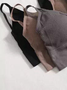 3 piezas Sujetador sin aro - Multicolor - Ver 4