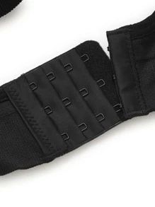 SHEIN Maternity 3pack Ruched Seamless Bra For Mother - Black - View 5