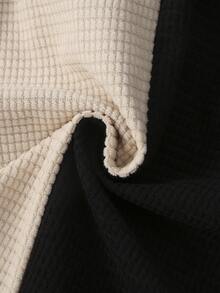 Toddler Boys Two Tone Flap Pocket Corduroy Coat Without Tee - Multicolor - View 4