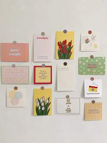 13入組混合圖案明信片