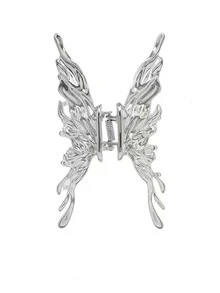 素色結構髮爪 - 銀色 - 查看 7