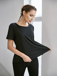 Quick-Drying Absorbs Sweat Sports Tee