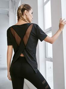 Quick-Drying Absorbs Sweat Sports Tee