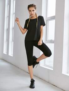 Quick-Drying Absorbs Sweat Sports Tee