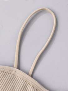 Niñas 3 piezas Sujetador tejido de canalé - Multicolor - Ver 4