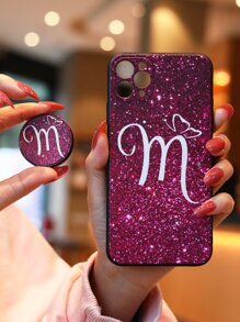 金屬亮絲附手機氣囊支架手機外殼 - 彩色 - 查看 5