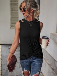 Top tank con abertura bajo girante - Negro - Ver 4