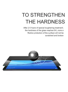 Shockproof Tablet Screen Protector 1pc Screen Protector For Galaxy Tab 4 10.1 (T530/T536) Eye Protection Tempered Glass Spring Gift - Clear - View 5