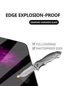 Shockproof Tablet Screen Protector 1pc Screen Protector For Galaxy Tab 4 10.1 (T530/T536) Eye Protection Tempered Glass Spring Gift - Clear - View 7