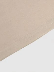 Manfinity 男士波浪和日文字元圖案T恤 - 杏色 - 查看 3