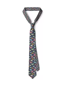 1 件男士卡通图案领带，送礼佳品，休闲之选 - 彩色 - 查看 2