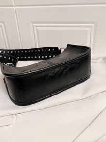 Trang trí khảm nạm Cái túi Thời trang đơn giản Túi đeo chéo Hợp thời Túi đeo vai Của phụ nữ Giải trí Túi xách tay Túi xách Túi xách Ví Cá nhân hóa Món quà Đối với phụ nữ , Mẹ & Bạn gái - màu đen - Xem 3