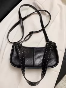 Trang trí khảm nạm Cái túi Thời trang đơn giản Túi đeo chéo Hợp thời Túi đeo vai Của phụ nữ Giải trí Túi xách tay Túi xách Túi xách Ví Cá nhân hóa Món quà Đối với phụ nữ , Mẹ & Bạn gái - màu đen - Xem 6