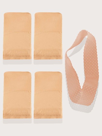 1pc Non-slip Wig Headband & 4pcs Wig Cap