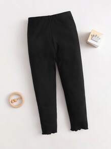 小女童木耳邊緊身打底褲