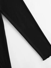 小女童木耳邊緊身打底褲