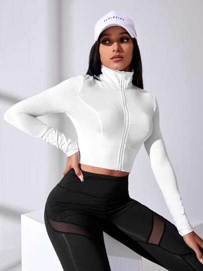 Veste de sport zippé court