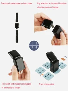 1 Đồng hồ thông minh theo dõi nhịp tim và 1 vòng đeo tay - Nhiều màu - Xem 5