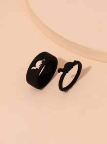2pcs Alloy Ring | SHEIN USA