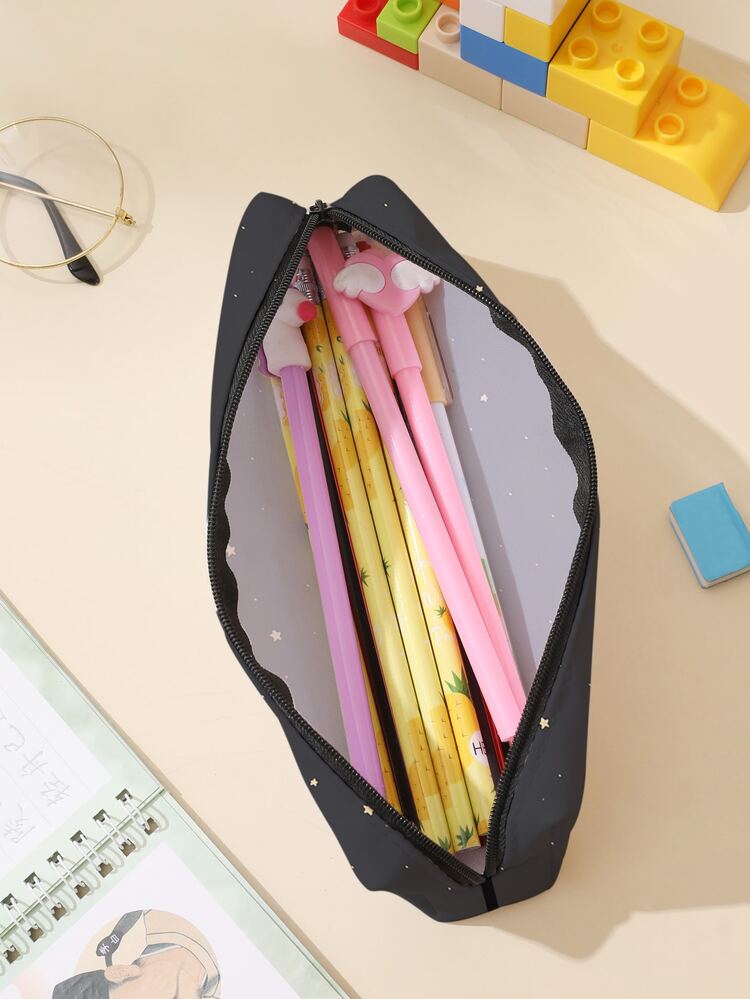 Star Print Pencil Bag
