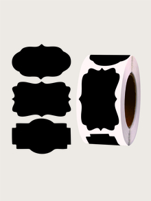 Hình dán có ghi 1 cuộn - màu đen - Xem 1