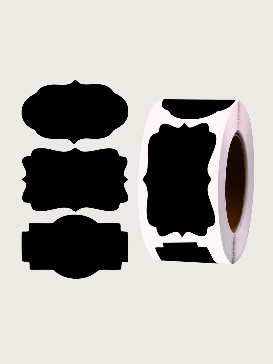 Hình dán có ghi 1 cuộn - màu đen - Xem 1