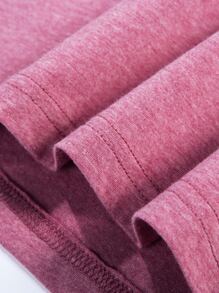 INAWLY Camiseta con estampado floral con mariposa - Rosa vieja - Ver 4