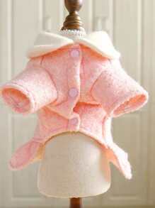 فستان حيوانات أليفة مزخرف بزهر